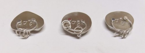 Judy Larson's Sterling Lake Stone Pendant with Twisted Wire - , Metalwork, Filing, Finishing, Butane Torch, Soldering, Solder, lake stone pendant